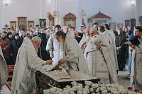  Божественная литургия и отпевание архимандрита Сергия (Шагаева) в Тихвинском храме Ногинска 